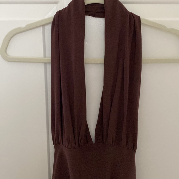 NEW Olivaceous Plunging Halter Bodysuit. Size Large - Picture 8 of 8